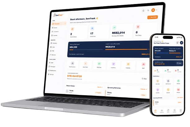 SewTrack App Preview